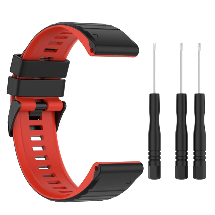 Two-color Silicone Watchband, 22mm, 26mm