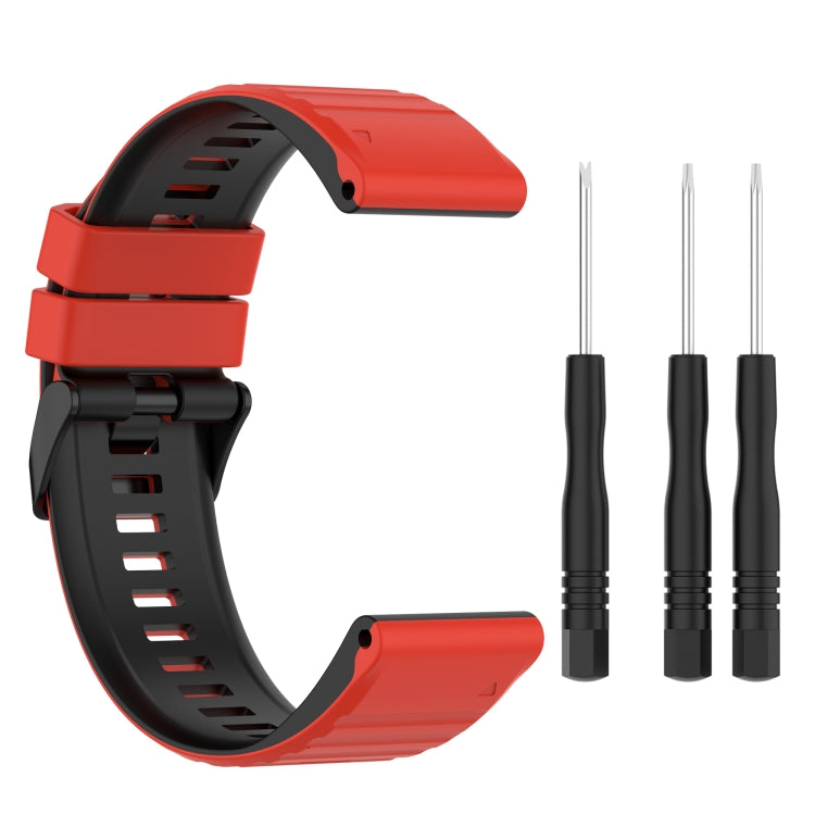 Two-color Silicone Watchband, 22mm, 26mm