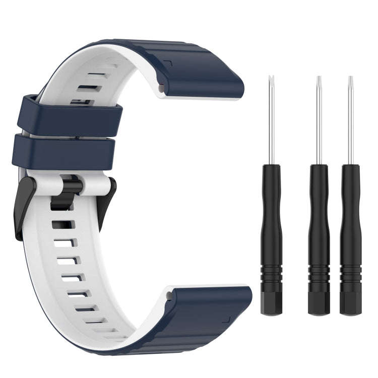 Two-color Silicone Watchband, 22mm, 26mm