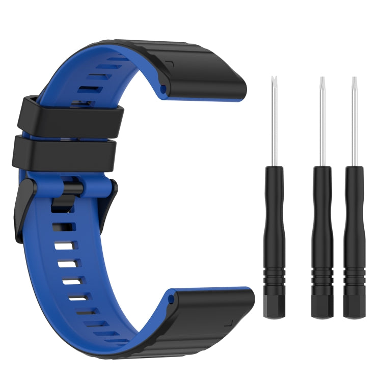 Two-color Silicone Watchband, 22mm, 26mm
