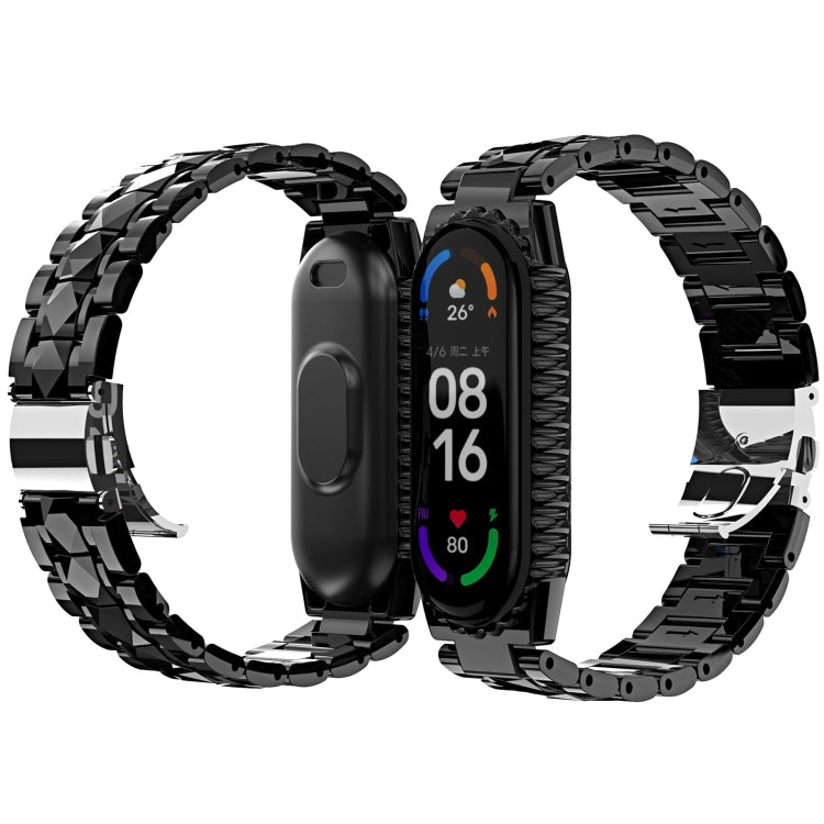 Stainless Steel Watchband, For Huawei Band 6 / Honor Band 6, For Xiaomi Mi Band 6 / 5