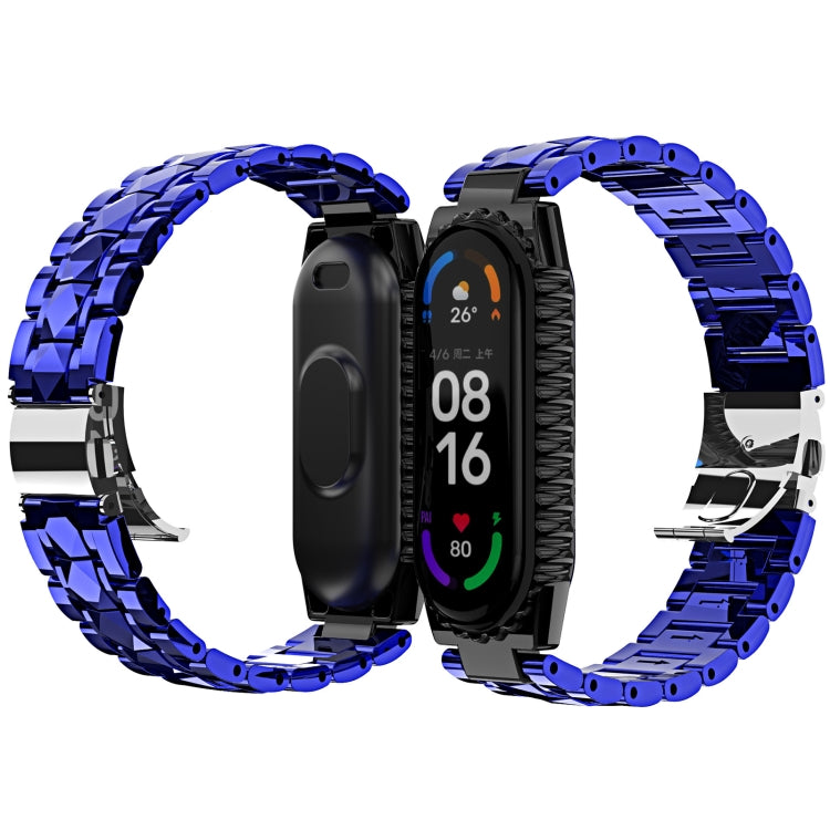 Stainless Steel Watchband, For Huawei Band 6 / Honor Band 6, For Xiaomi Mi Band 6 / 5