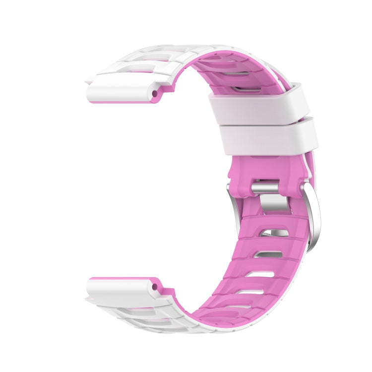 Two-color Steel Buckle Watch Band, For Garmin Forerunner 920XT
