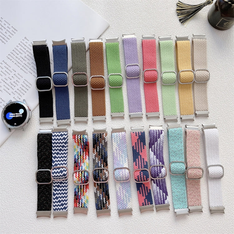 Adjustable Woven Watch Band, For Samsung Galaxy Watch4 40mm / 44mm