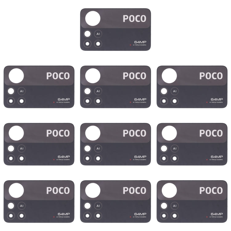 10 PCS Back Camera Lens, For Xiaomi Redmi K50/Redmi K50 Pro, For XiaomiRedmi Note 11 Pro 4G / Note 11 Pro+ 5G India / Note 11E Pro, For Xiaomi Poco X4 Pro 5G, For Xiaomi Poco M4 Pro 4G, For Xiaomi Poco M3 Pro 5G, For Xiaomi Redmi K40 Gaming            ...