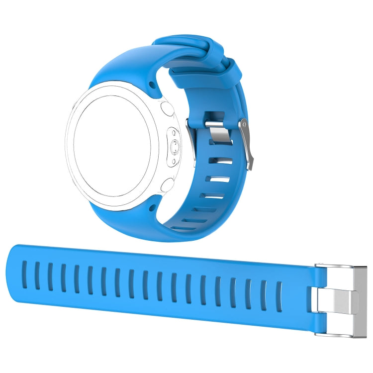 Diving Watch Silicone Watch Band with Extension Strap, For Sunnto D4 / D4i Novo