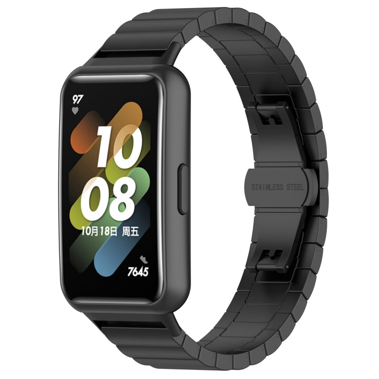 One-bead Stainless Steel Watch Band, For Huawei Band 7
