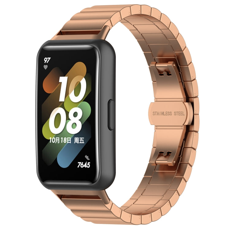 One-bead Stainless Steel Watch Band, For Huawei Band 7