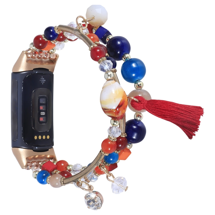 Round Bead Chain Watch Band, For Fitbit Versa 3 / Sense