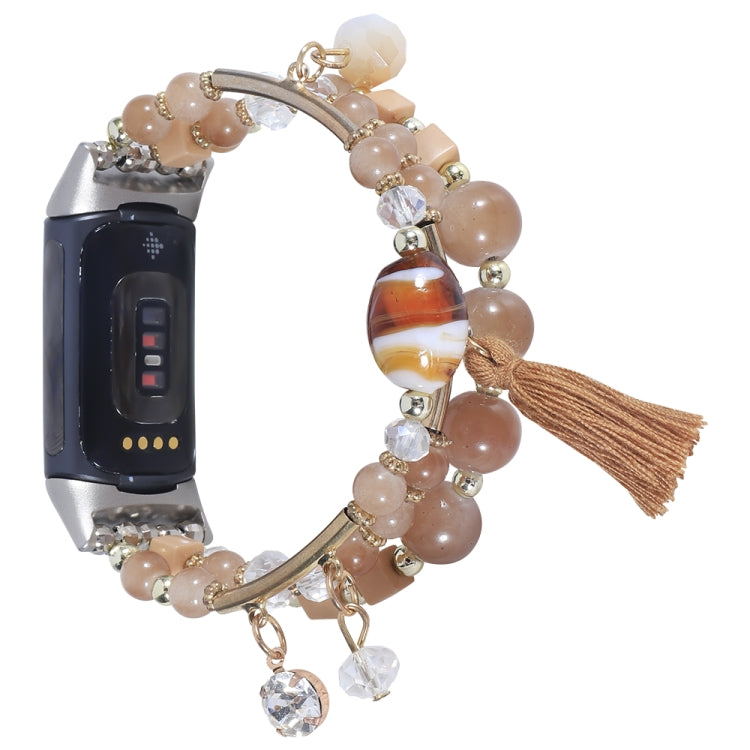 Round Bead Chain Watch Band, For Fitbit Versa 3 / Sense