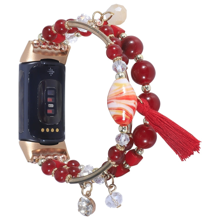 Round Bead Chain Watch Band, For Fitbit Versa 3 / Sense
