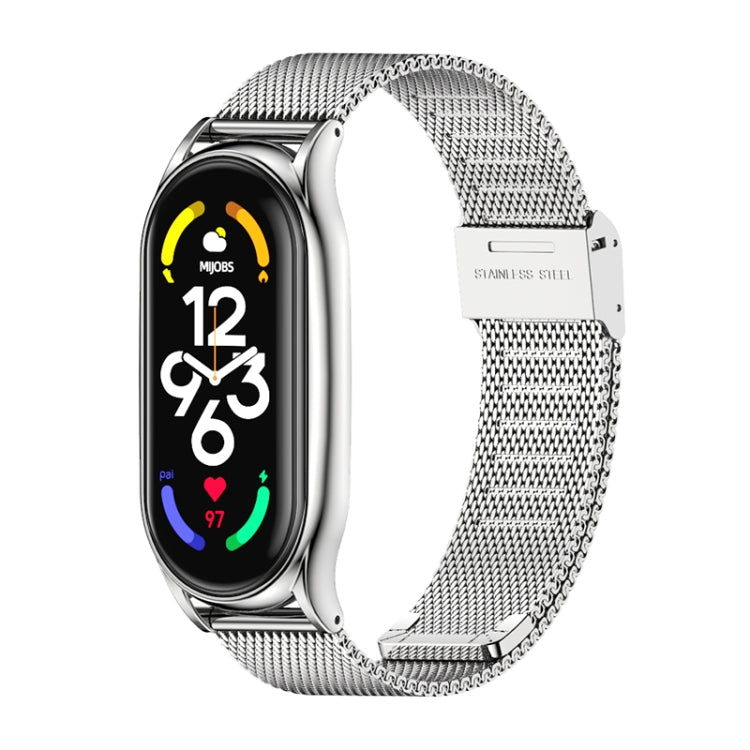 MIJOBS Milan Buckle Plus Stainless Steel Watch Band, Plus