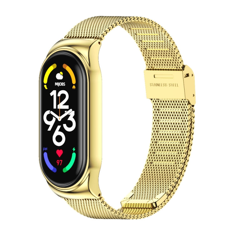 MIJOBS CS Milan Buckle Metal Watch Band, CS