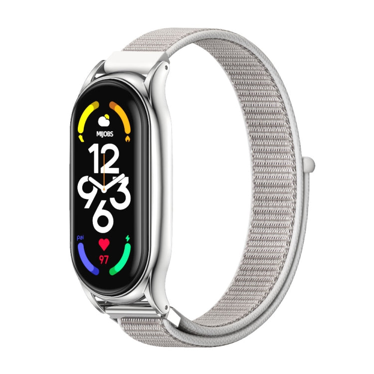 MIJOBS Plus Stainless Steel Case Nylon Watch Band, Plus