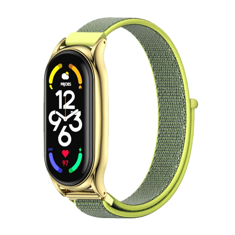 MIJOBS Plus Stainless Steel Case Nylon Watch Band, Plus
