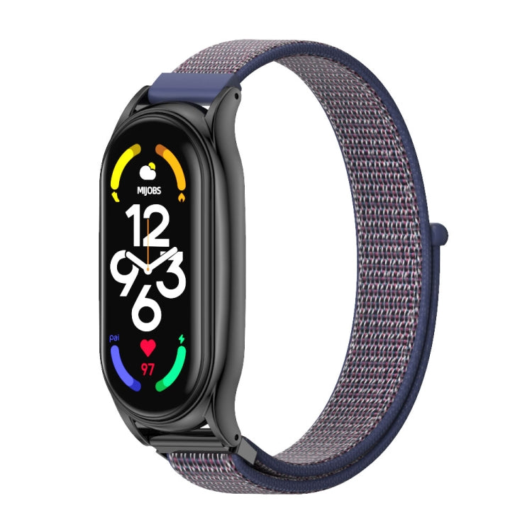 MIJOBS Plus Stainless Steel Case Nylon Watch Band, Plus
