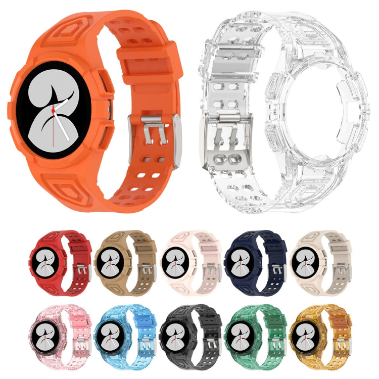Silicone Integrated Watch Band, For Samsung Galaxy Watch4 40mm, For Samsung Galaxy Watch4 44mm
