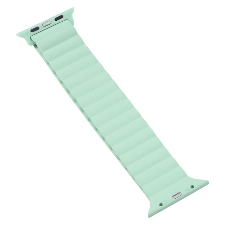 Silicone Magnet Watch Band For Apple Watch Series, 7 45mm / 6&SE&5&4 44mm / 3&2&1 42mm, 7 41mm / 6&SE&5&4 40mm / 3&2&1 38mm