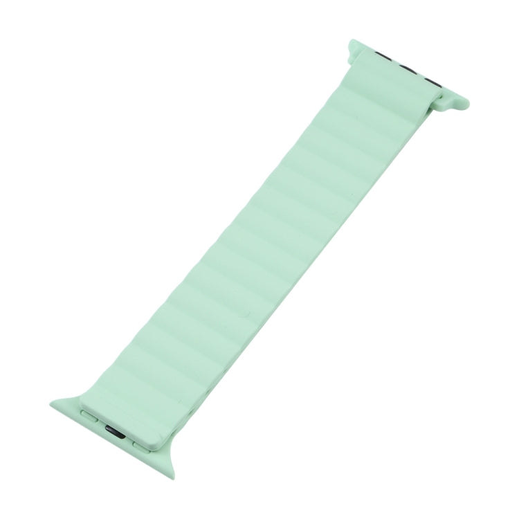 Silicone Magnet Watch Band For Apple Watch Series, 7 45mm / 6&SE&5&4 44mm / 3&2&1 42mm, 7 41mm / 6&SE&5&4 40mm / 3&2&1 38mm