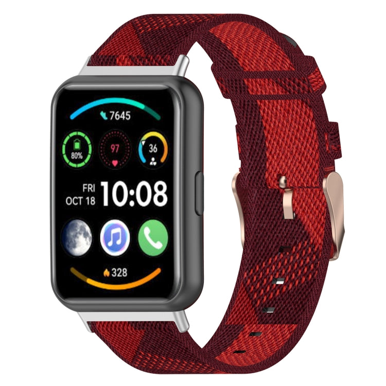 Nylon Woven Watch Band, For Huawei Watch Fit 2