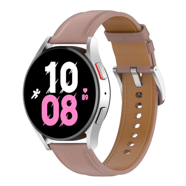 Premium Leather Watch Band, For Samsung Galaxy Watch 5 40mm, For Samsung Galaxy Watch 5 44mm, For Samsung Galaxy Watch 5 Pro 45mm