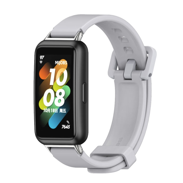 MIJOBS Breathable Silicone Watch Band, For Huawei Band 7 / 7 NFC