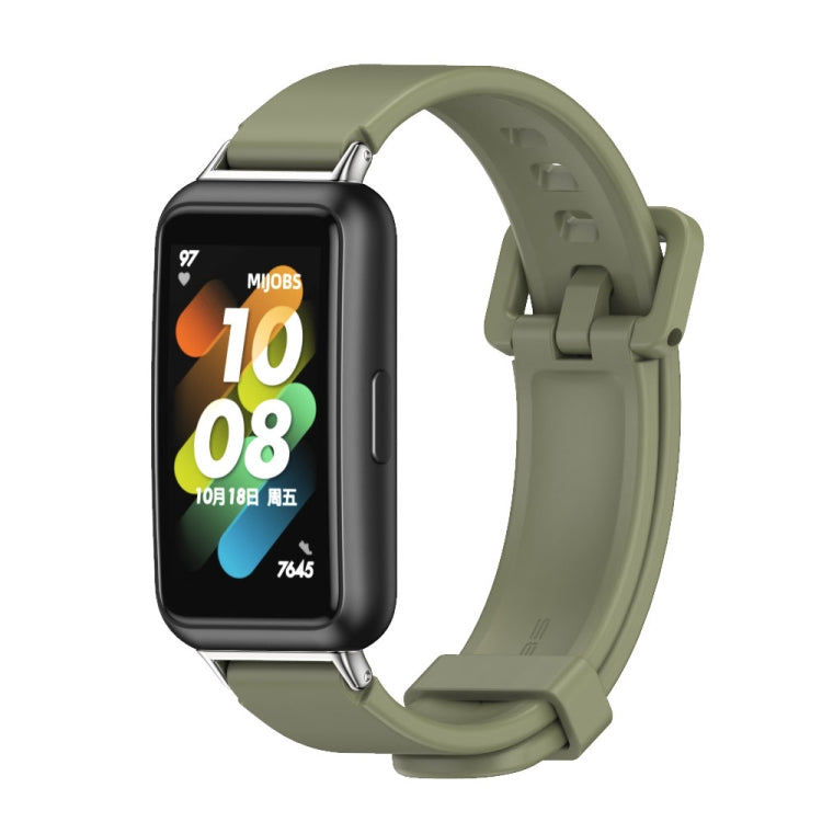 MIJOBS Breathable Silicone Watch Band, For Huawei Band 7 / 7 NFC