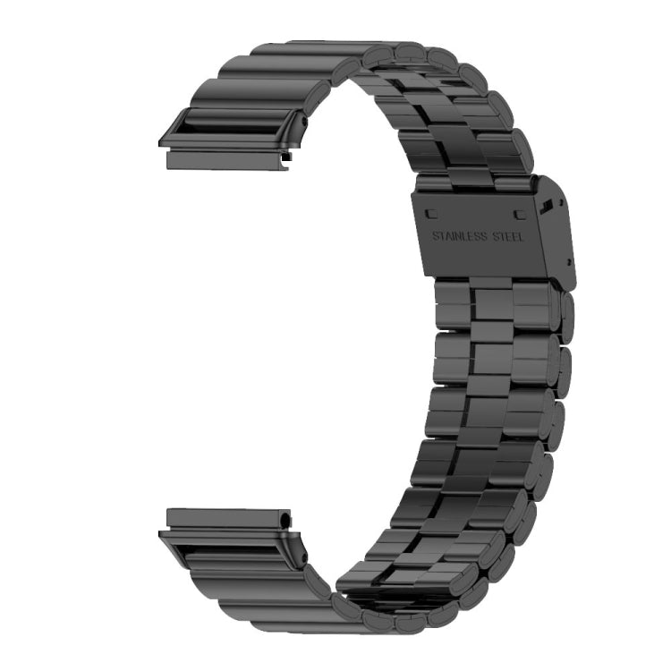 Mijobs Bamboo Stainless Steel Metal Buckle Watch Band, For Huawei Band 7 / 7 NFC