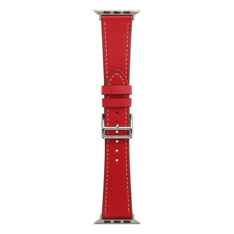 Single Lap Microfiber Leather Watch Band For Apple Watch Series, 7 45mm / 6&SE&5&4 44mm / 3&2&1 42mm, 7 41mm / 6&SE&5&4 40mm / 3&2&1 38mm