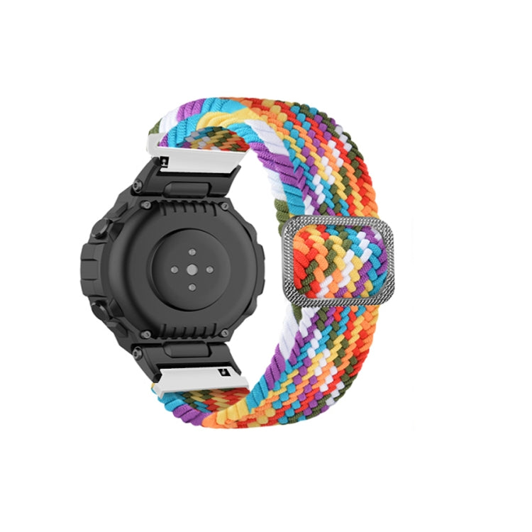 Adjustable Buckle Braided Nylon Watch Band, For Amazfit T-Rex / T-Rex Pro / Ares