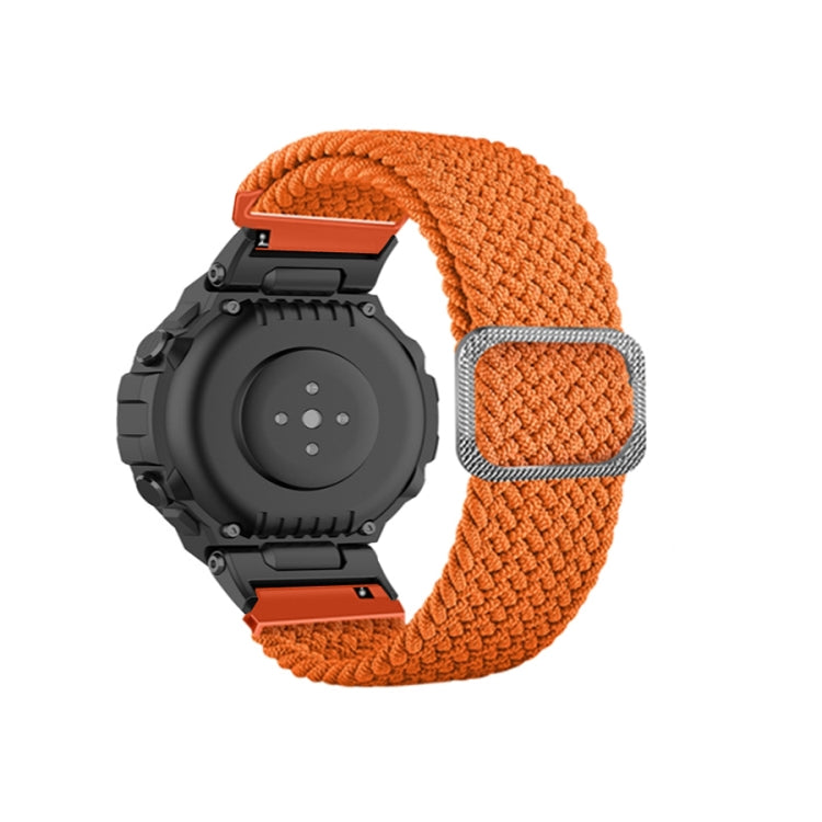 Adjustable Buckle Braided Nylon Watch Band, For Amazfit T-Rex / T-Rex Pro / Ares