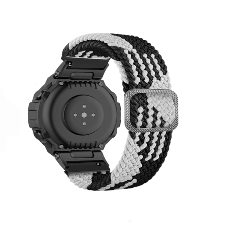 Adjustable Buckle Braided Nylon Watch Band, For Amazfit T-Rex / T-Rex Pro / Ares