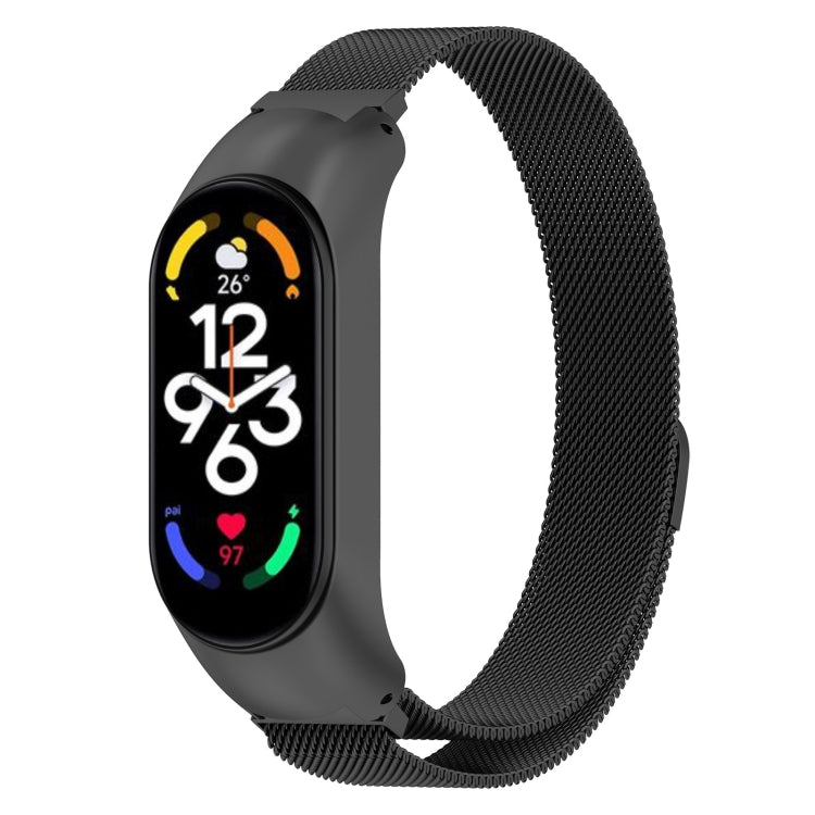Milan Metal Stainless Steel Watch Band, For Xiaomi Mi Band 7 / 7NFC
