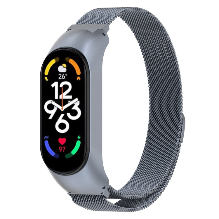 Milan Metal Stainless Steel Watch Band, For Xiaomi Mi Band 7 / 7NFC