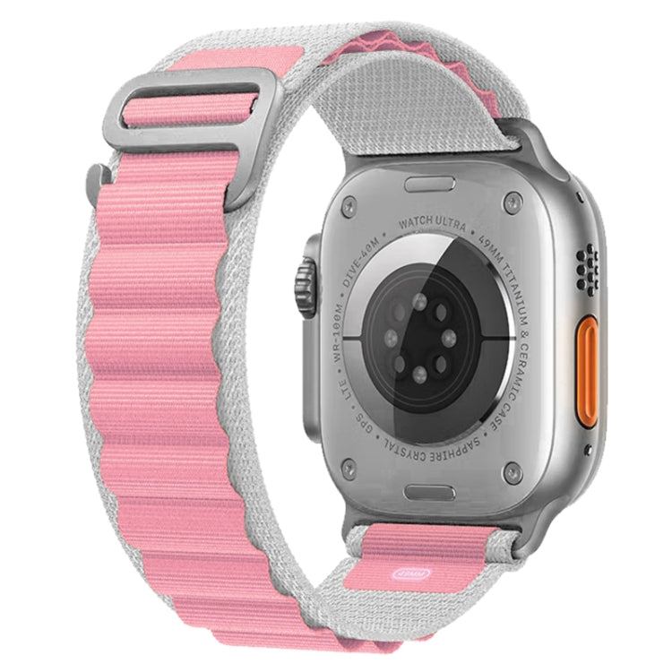 Nylon Watch Band, For Apple Watch Series 8&7 45mm / SE 2&6&SE&5&4 44mm / 3&2&1 42mm, For Apple Watch tra Series 8&7 45mm / SE 2&6&SE&5&4 44mm / 3&2&1 42mm