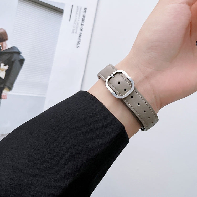 Genuine Leather Watch Band, For Xiaomi Mi Band 3 / 4, For Xiaomi Mi Band 5 / 6, For Xiaomi Mi Band 7