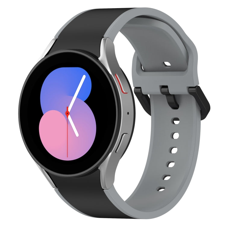 Two-color Silicone Watch Band, For Samsung Galaxy Watch5 40mm / 44mm