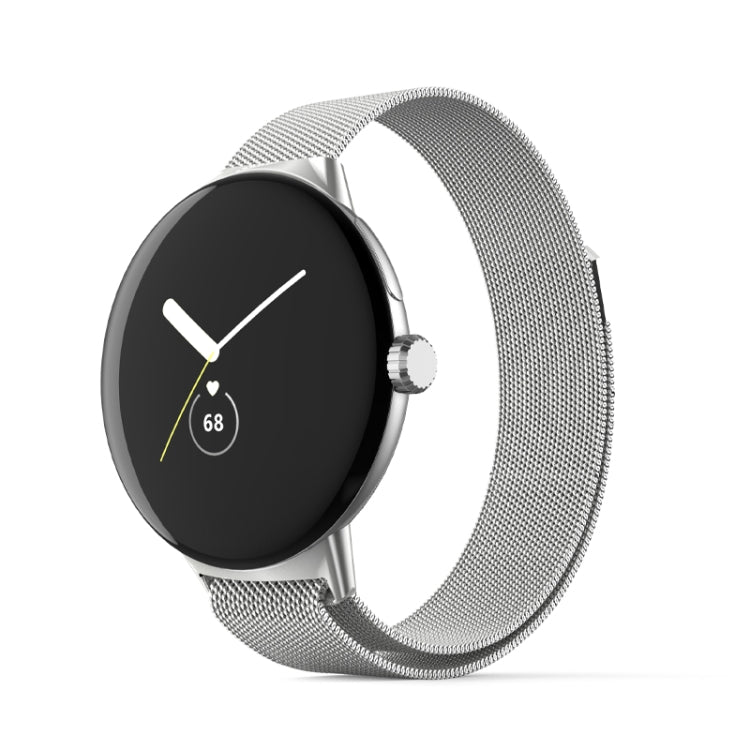 Milanese Stainless Steel Metal Watch Band, For Google Pixel Watch