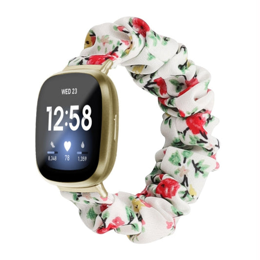 Universal Hair Ring Cloth Watch Band, For Fitbit Versa 4 / Sense 2