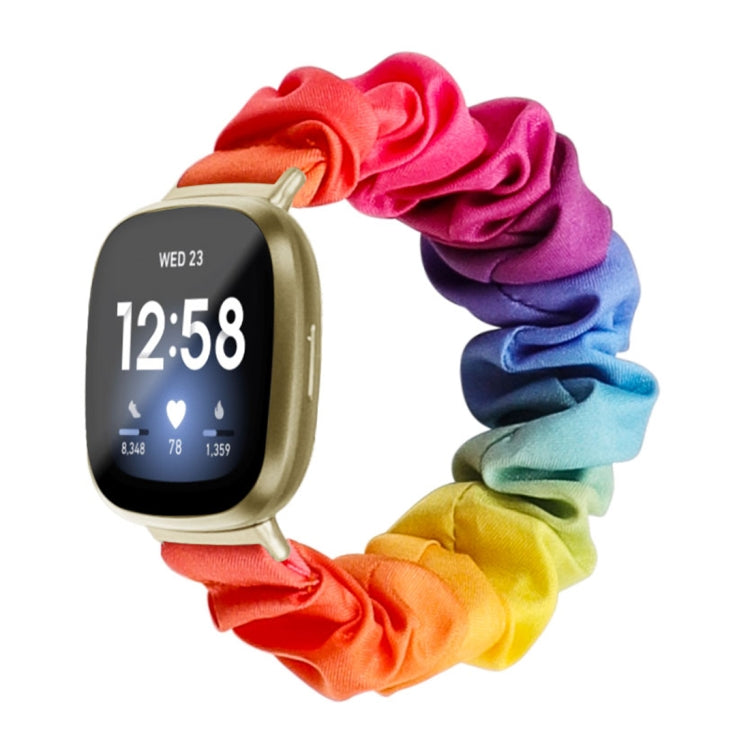 Universal Hair Ring Cloth Watch Band, For Fitbit Versa 4 / Sense 2