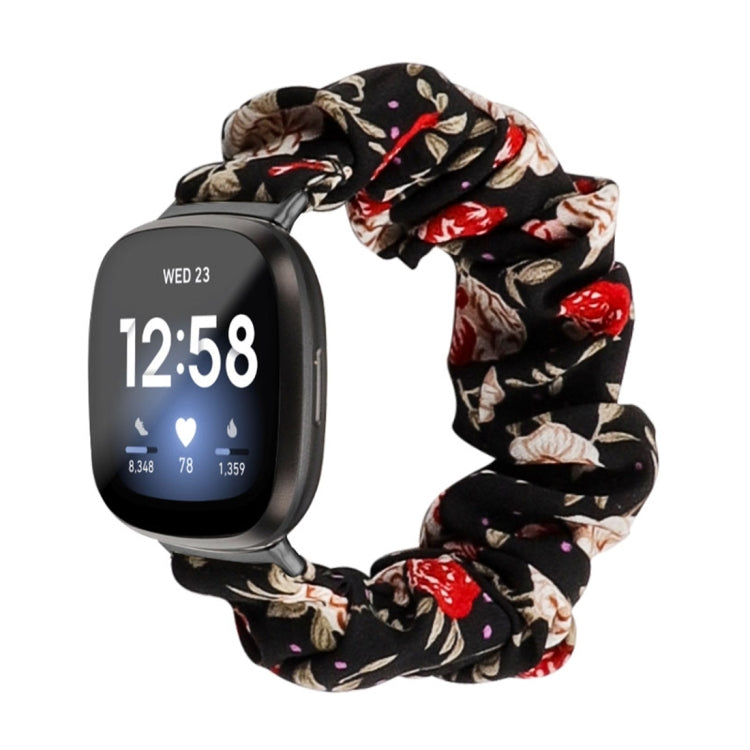 Universal Hair Ring Cloth Watch Band, For Fitbit Versa 4 / Sense 2