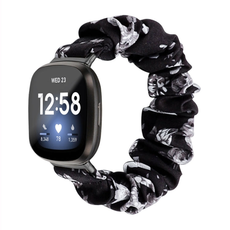 Universal Hair Ring Cloth Watch Band, For Fitbit Versa 4 / Sense 2