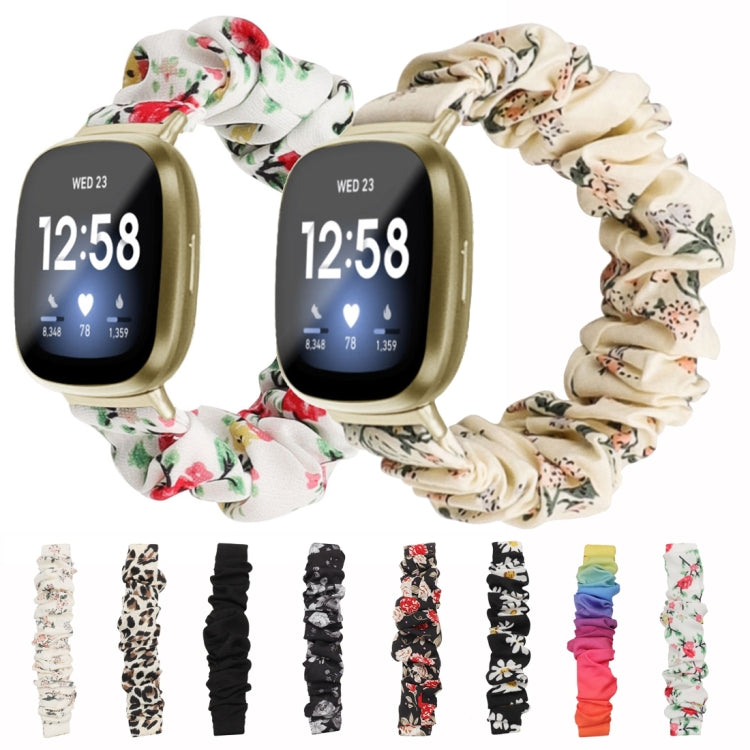 Universal Hair Ring Cloth Watch Band, For Fitbit Versa 4 / Sense 2