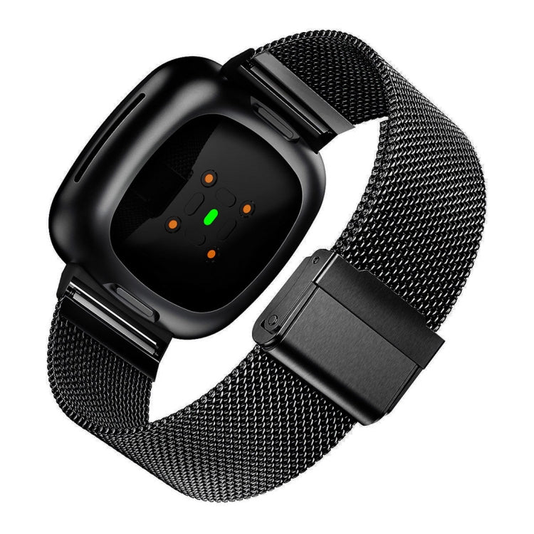 Universal Metal Stainless Steel Buckle Watch Band, For Fitbit Versa 4 / Sense 2