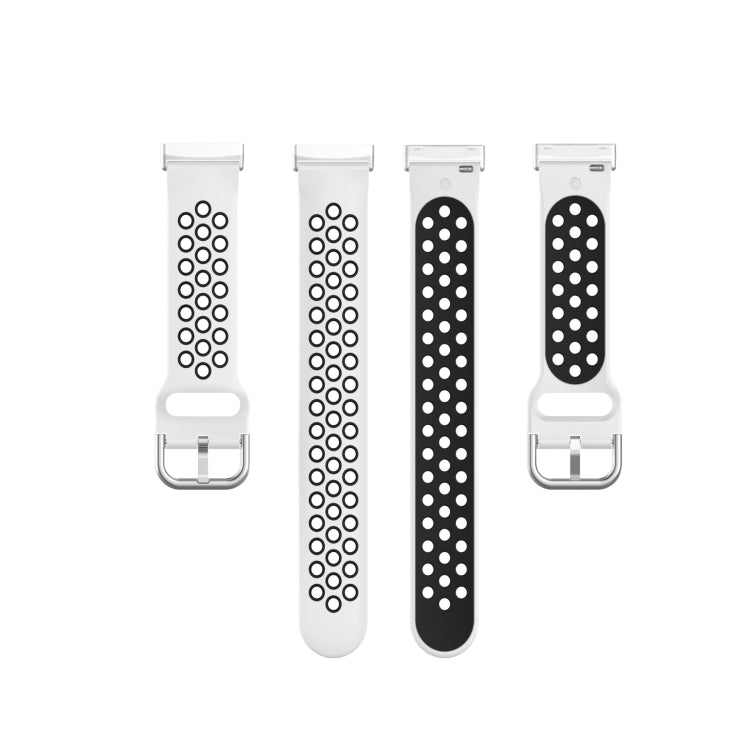 Dual Color Silicone Watch Band, For Fitbit Versa 4 / Sense 2