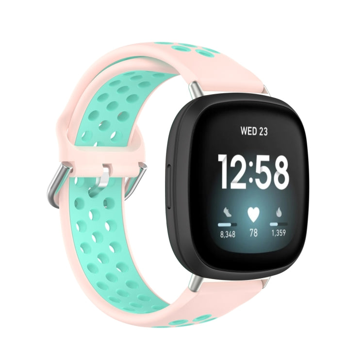 Dual Color Silicone Watch Band, For Fitbit Versa 4 / Sense 2
