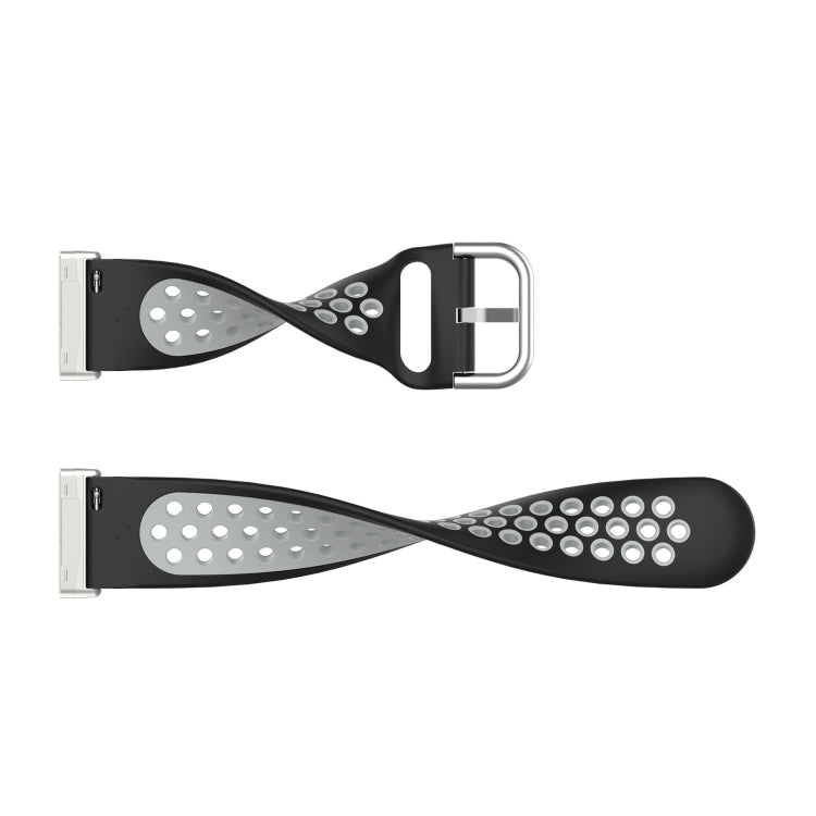 Dual Color Silicone Watch Band, For Fitbit Versa 4 / Sense 2