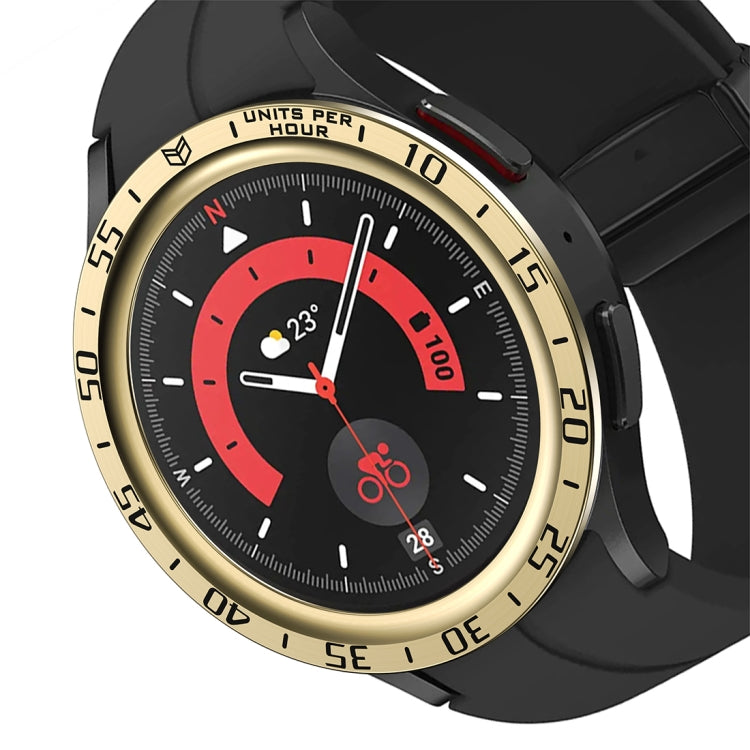 Dial Steel Protective Frame, For Samsung Galaxy Watch5 Pro 45mm A Style, For Samsung Galaxy Watch5 Pro 45mm E Style