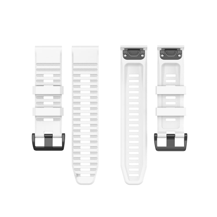 For Garmin Fenix 6X 26mm Quick Release Official Texture Wrist Strap Watchband, with Plastic Button