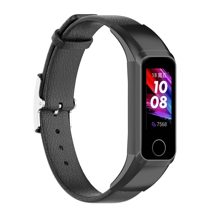 For Huawei Band 4 (ADS-B29) / Honor Band 5i (CRS-B19S) Genuine Leather Wrist Strap Watchband